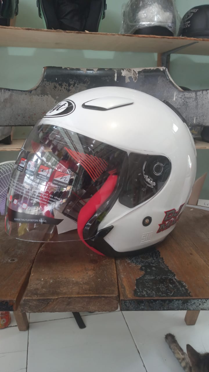 Full Face Pro - Pearl White - Motorcycle helmet - Rp 760.000