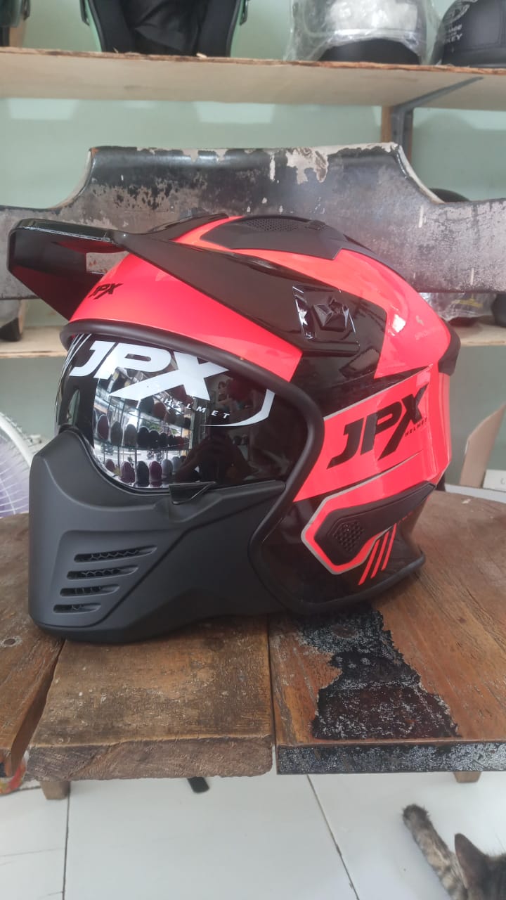 JPX Adventure Pro - Black Ops - Motorcycle helmet - Rp 1.250.000