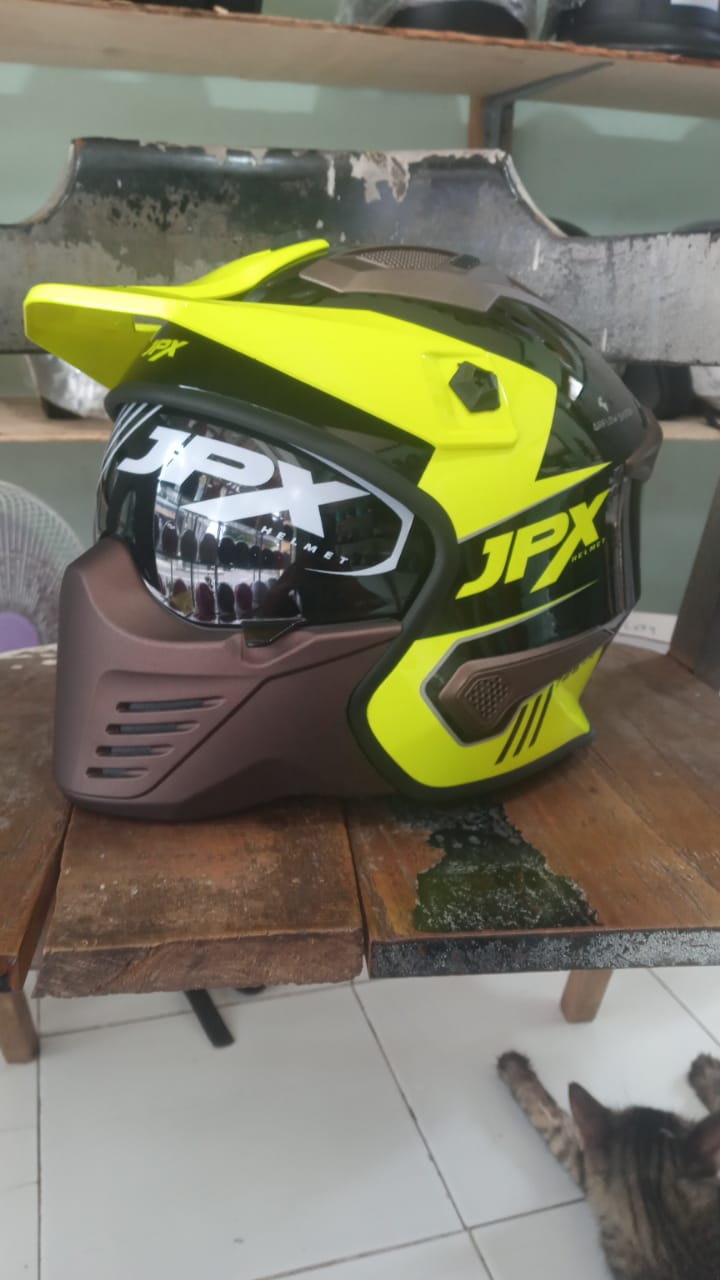 Full Face Premium - Cat Ear Black - Motorcycle helmet - Rp 1.120.000