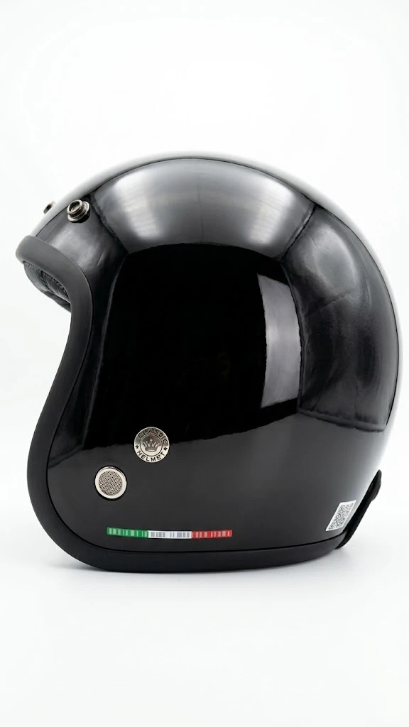 Retro Classic - Matte Black - Motorcycle helmet - Rp 400.000